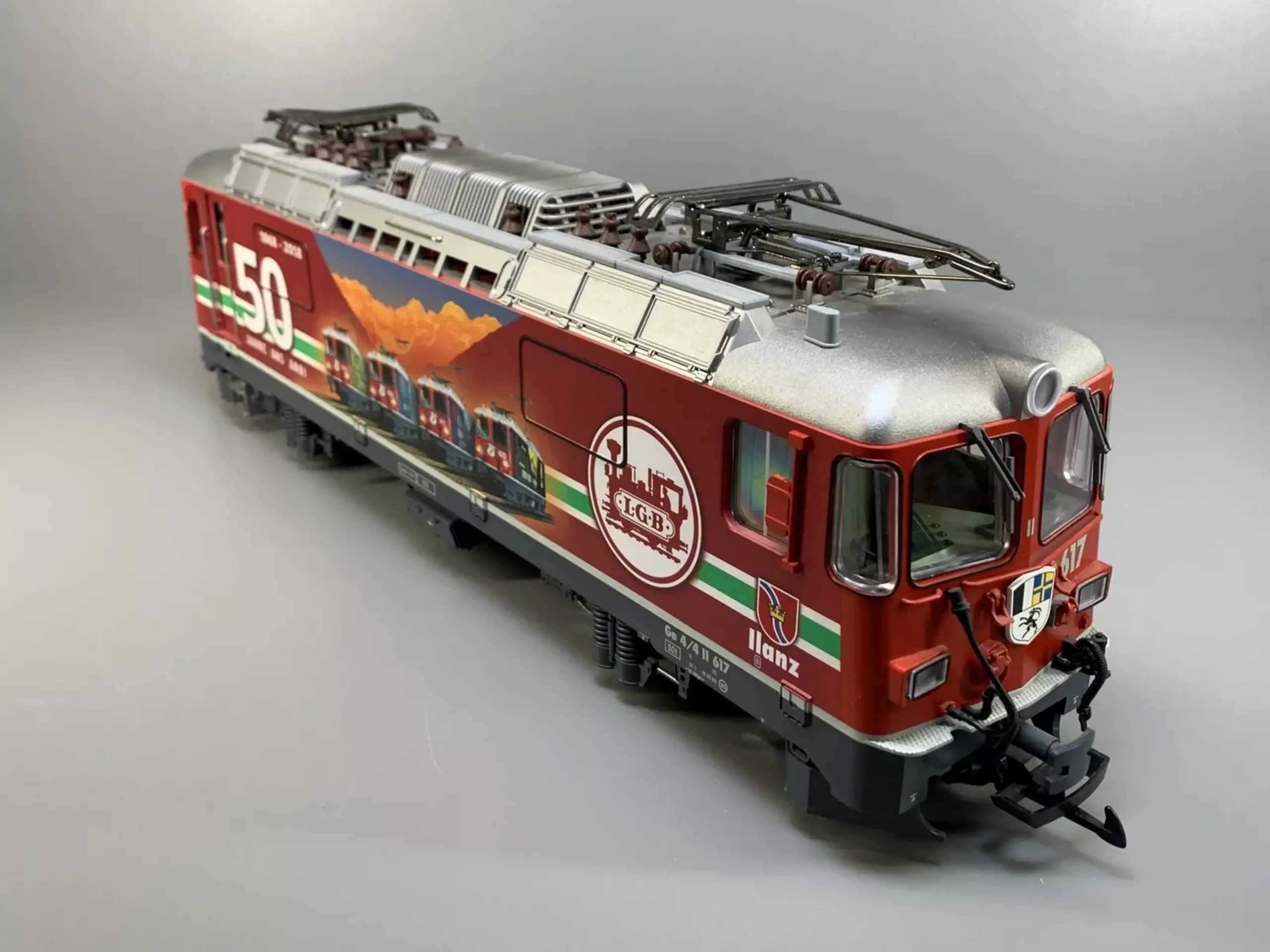 LGB Modelleisenbahn Elektrolokomotive Ge 4/4 II der RhB "50 Jahre LGB"
